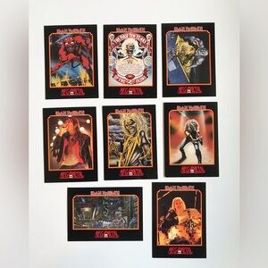 MegaMetal Mega Metal 1991 Iron Maiden  Card Set Lot
